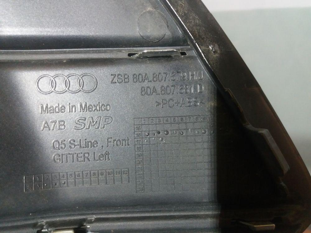 Б/У Решетка в бампер Audi Q5 17- S-Line LH 28671 — изображение 6