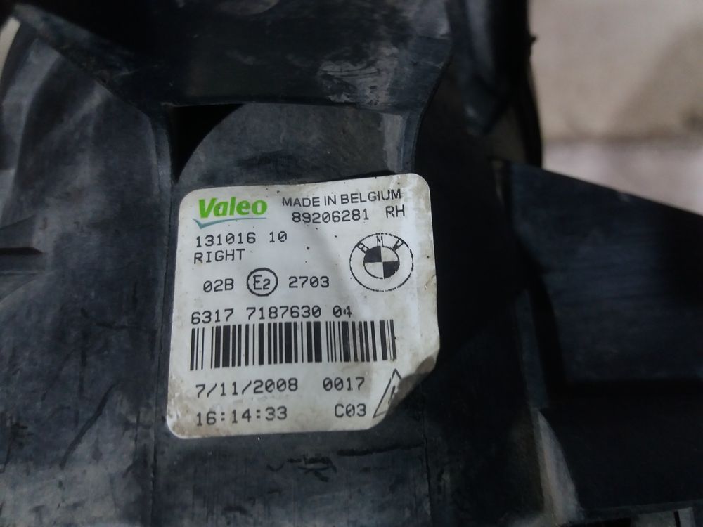 Б/У Противотуманка BMW X6 E71 RH 26446 — изображение 5