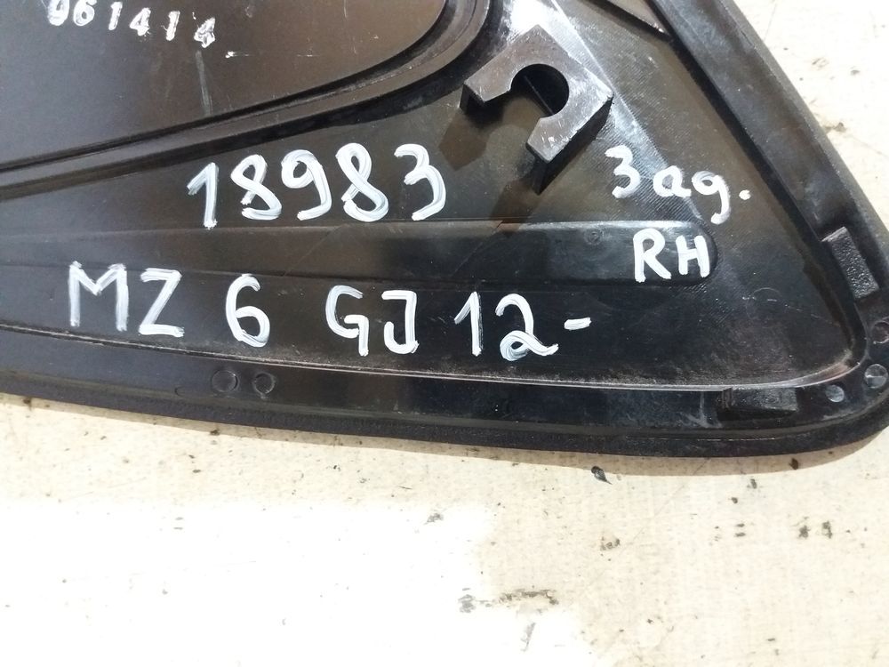 Б/У Накладка уплотнителя заднего стекла двери Mazda 6 GJ 12- RH 18983 — изображение 6