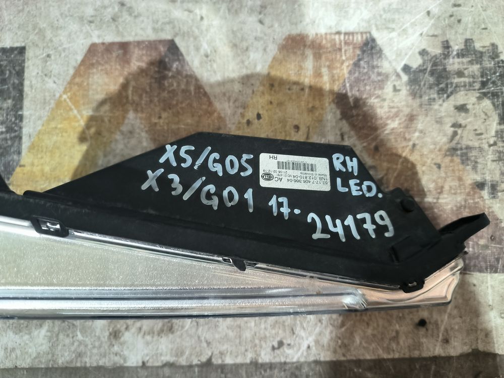 Б/У Противотуманка BMW X5 G05/X3 G01 17- RH LED 24179 — изображение 6