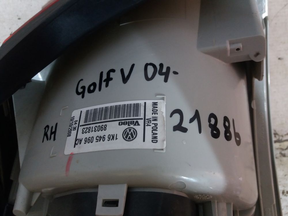 Б/У Фонарь VW Golf 5 04- RH 21886 — изображение 5