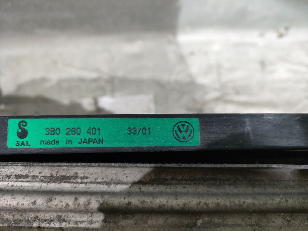 Б/У Кассета радиатора VW Passat B5 00- 37909 — изображение 7