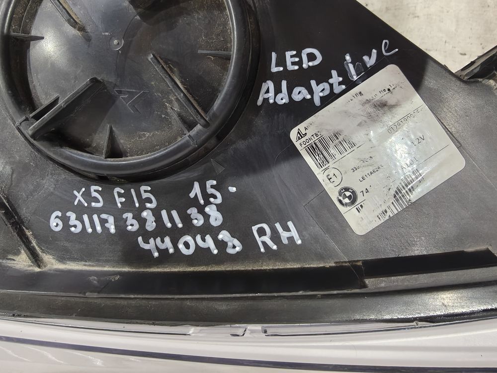 Б/У Фара BMW X5 F15 15- LED АДАПТИВ RH 44048 — изображение 8