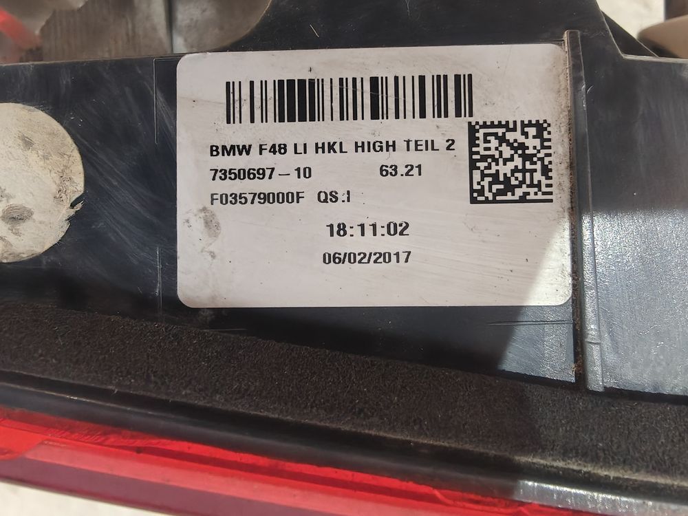 Б/У Фонарь задний внутренний BMW X1 F48 16- LH 43996 — изображение 7