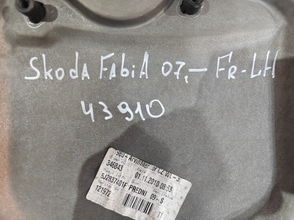 Б/У Стеклоподьемник передний Skoda Fabia 07- LH 43910 — изображение 3